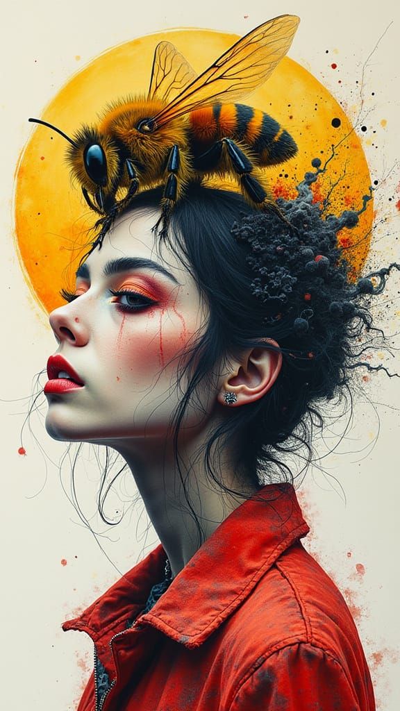 with the thoughts of a bee