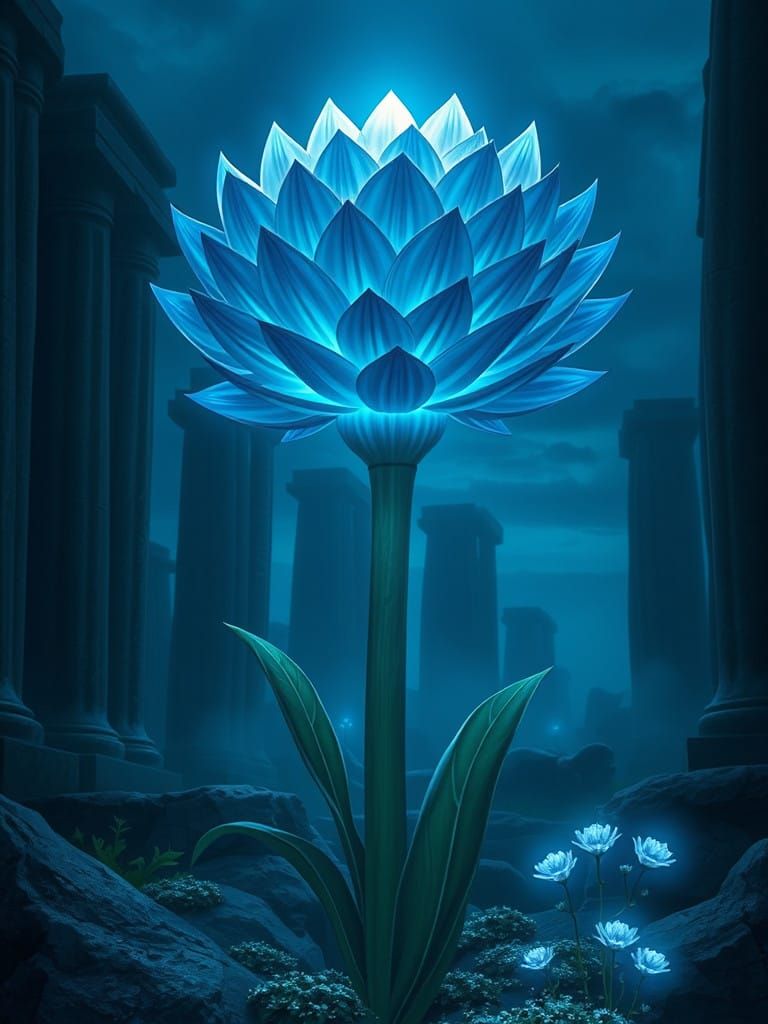 Majestic Twilight Bloom in Regal Splendor