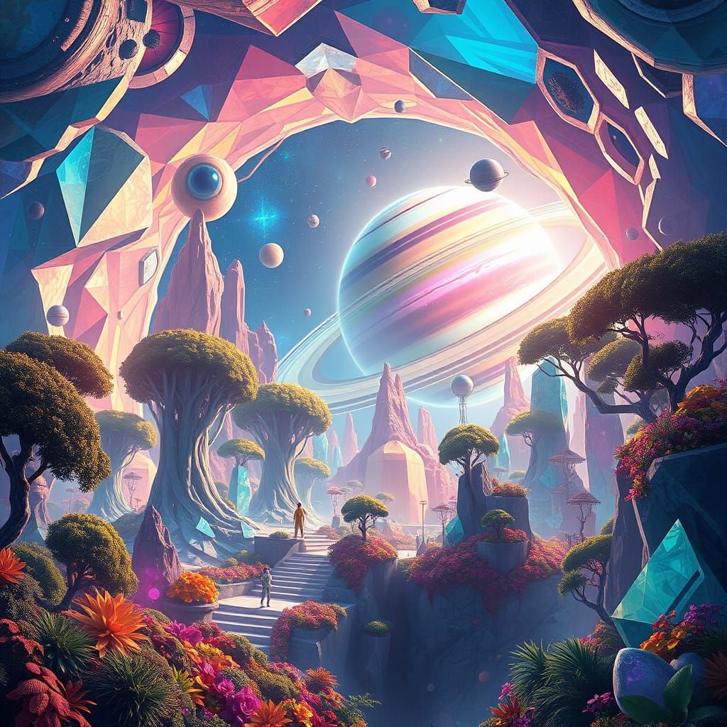 Harmonious Coexistense in a Vibrant Crystal City