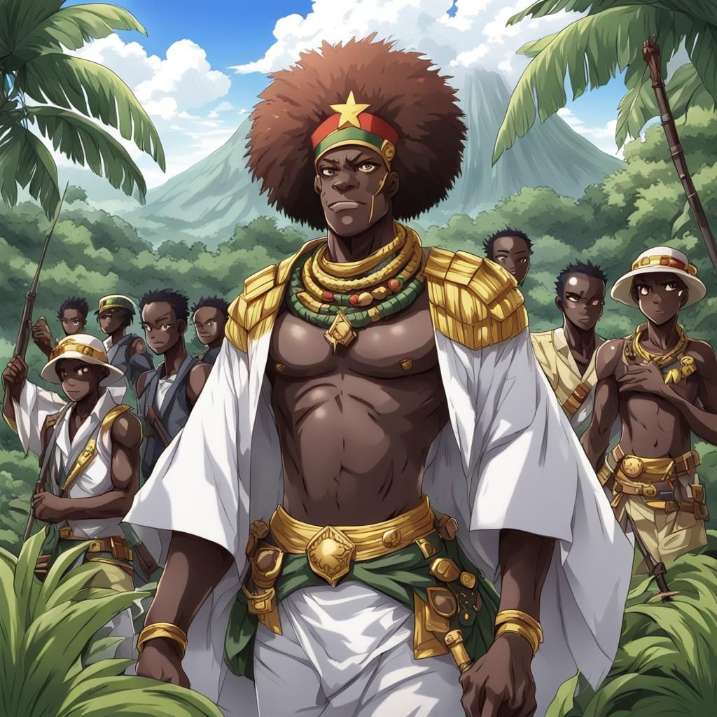 Republic of the Congo as Anime Character