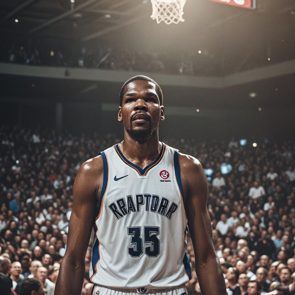 Cinematic Film Still of Kevin Durant