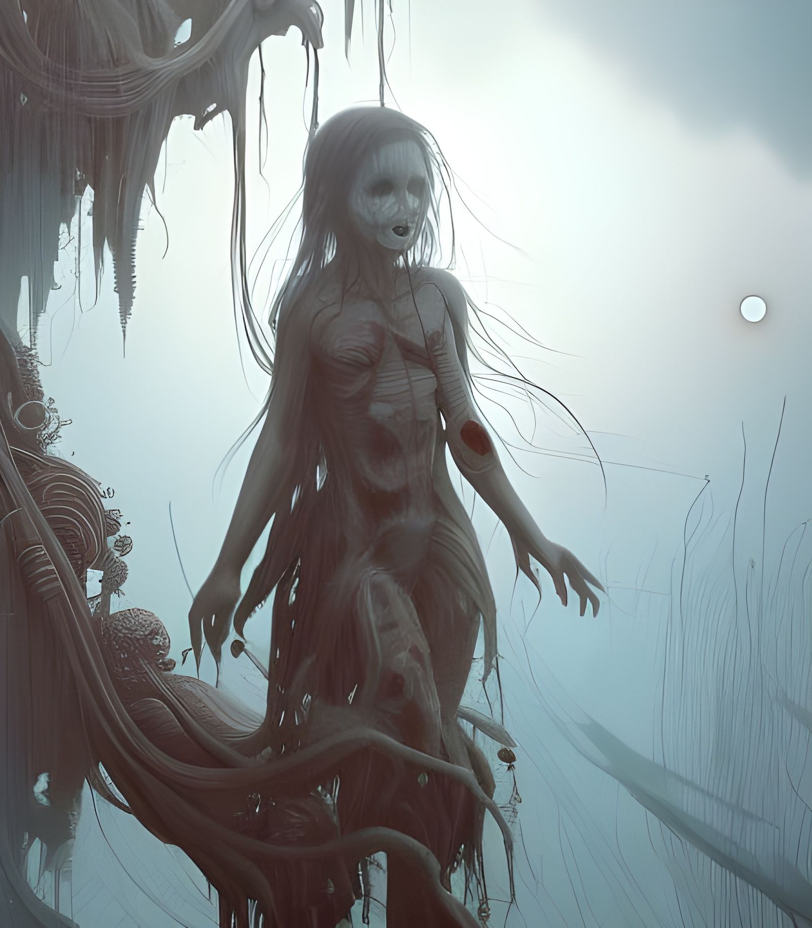 Terrifying Sunset Near Ocean with Stardust Universe