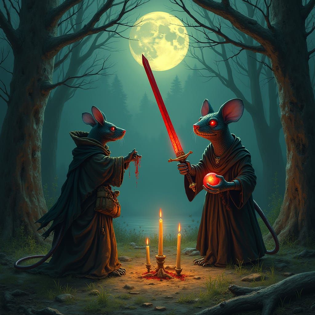 Sinister Transaction Under the Eerie Moonlight