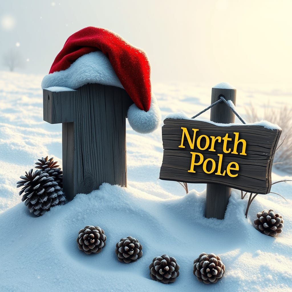 Santa Clause is dead and buried at the north pole ...