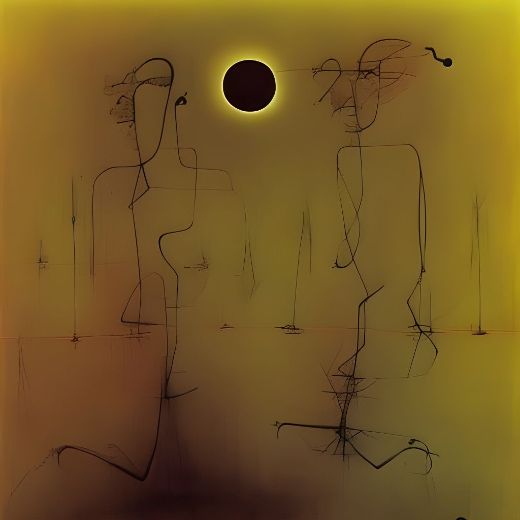 Disturbing Dreamscape Inspired by Masters of Modern Art