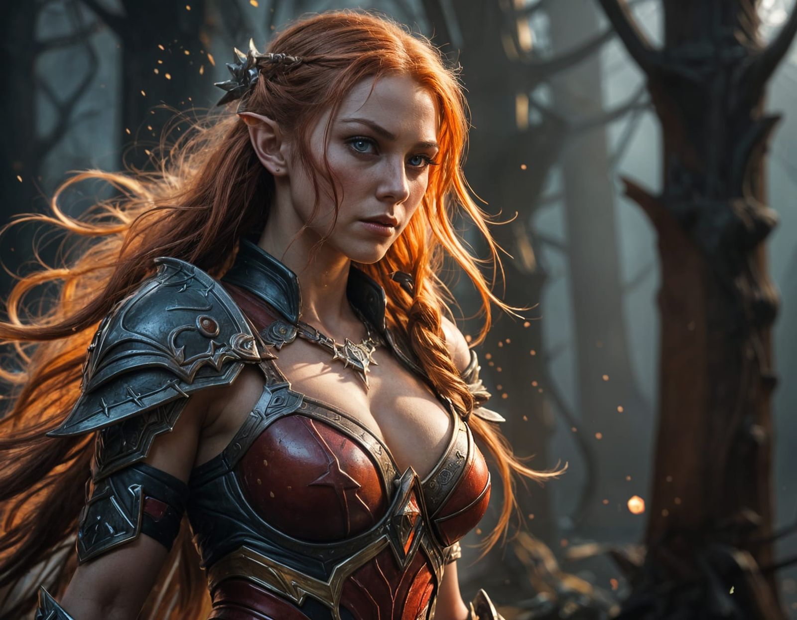 Ethereal Fantasy Blood Elf Warrior