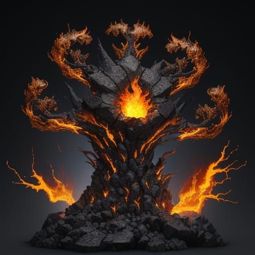 Fiery Totem Pokemon with Magma Armor