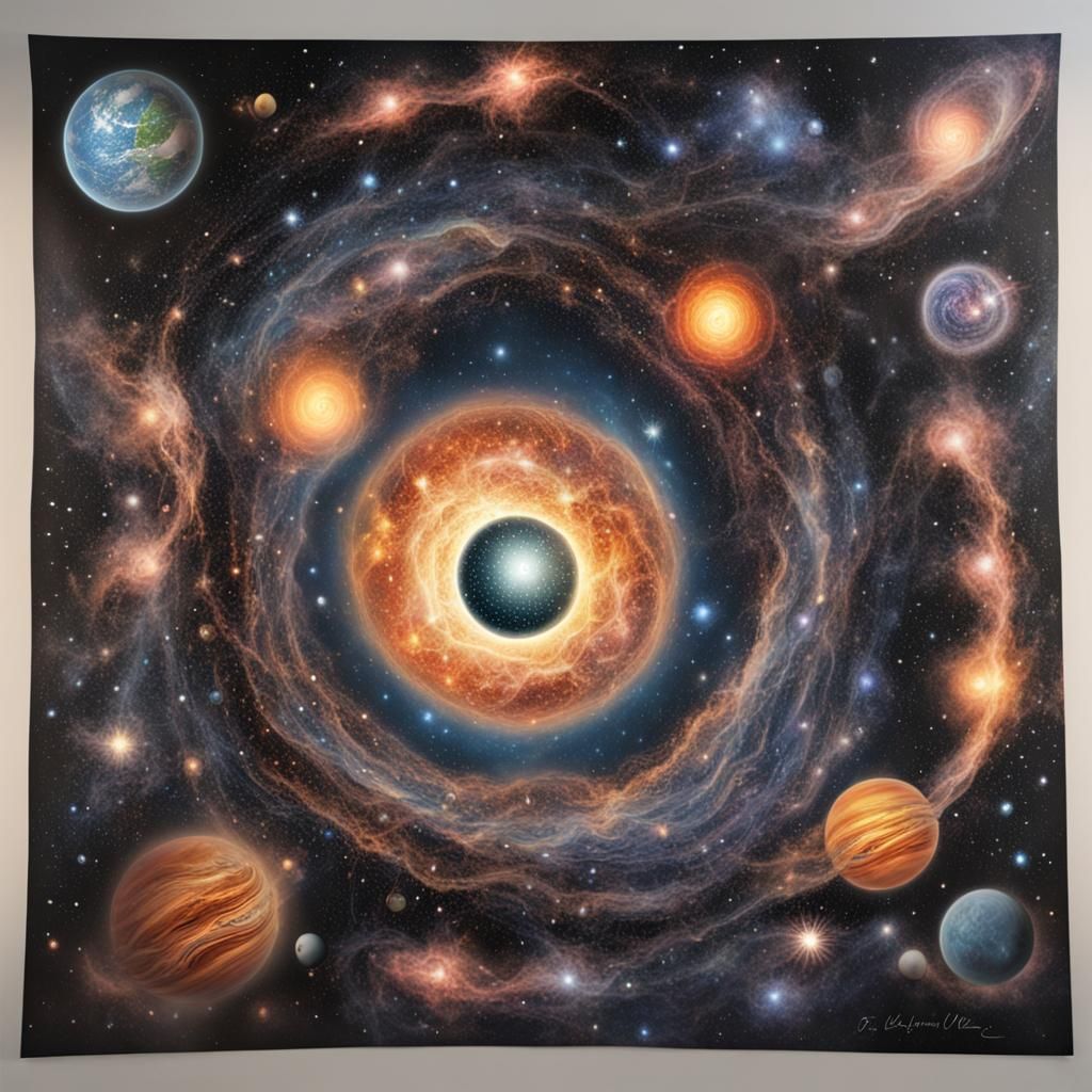 Abstract Image of the Birth of the Universe