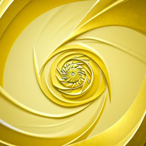 Complex Geometric Shapes in a Twisted 3D Render