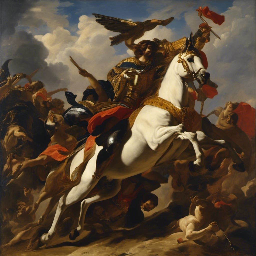 Dark Surreal Heartscape in Cel-Shaded Style