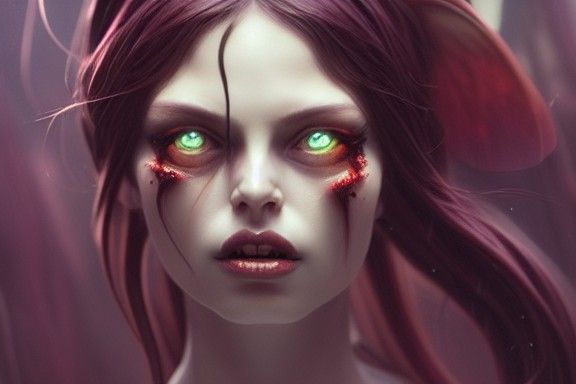 Hyperrealistic Succubus by Jason Chan Style