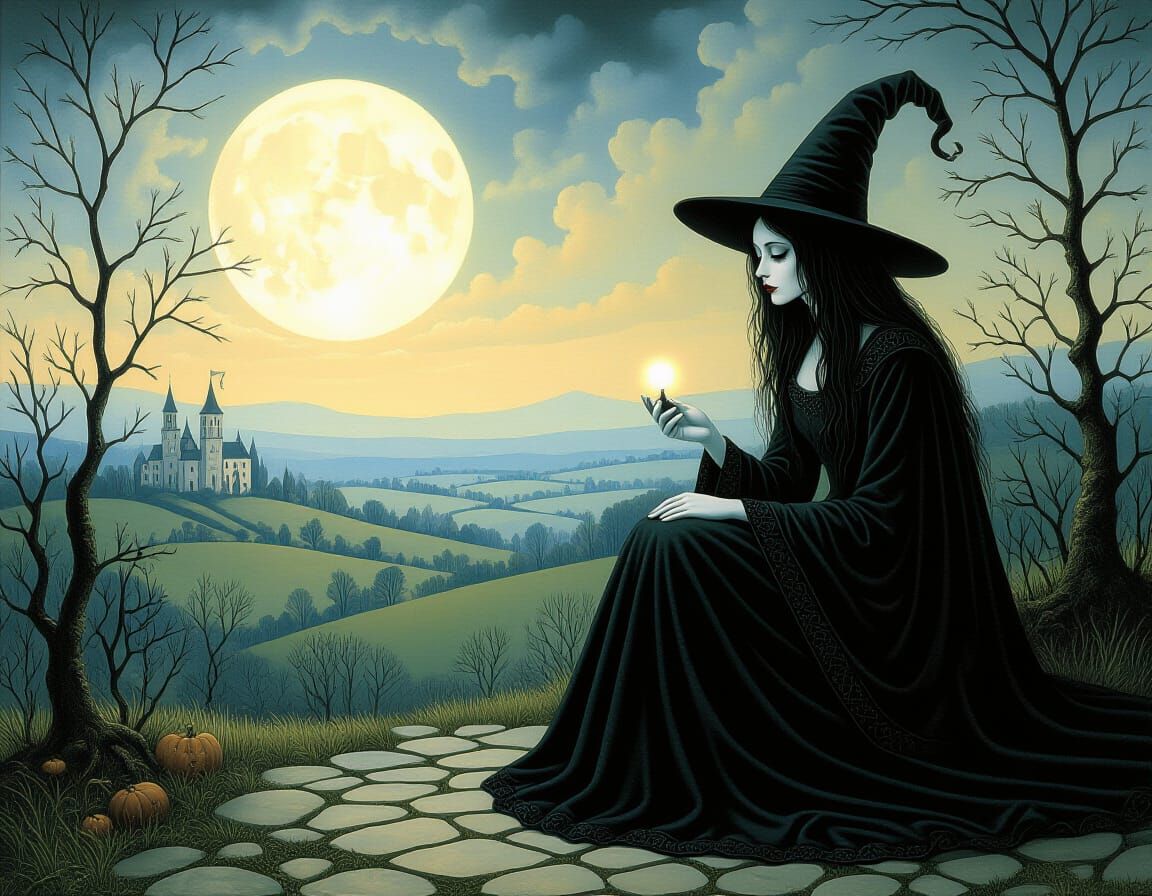 Mysterious Goth Landscape Seen in Dreams