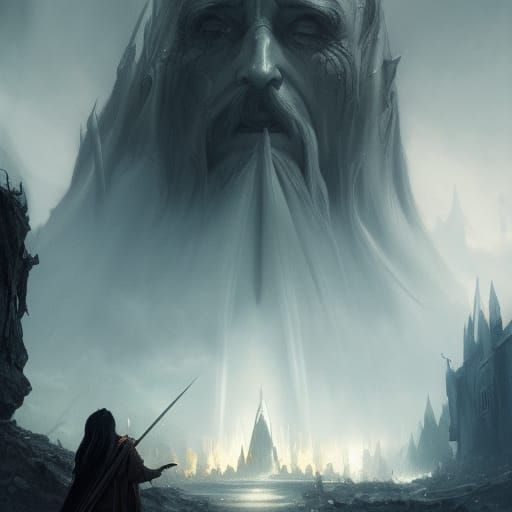 Epic Dark Fantasy Landscape in 8K Resolution