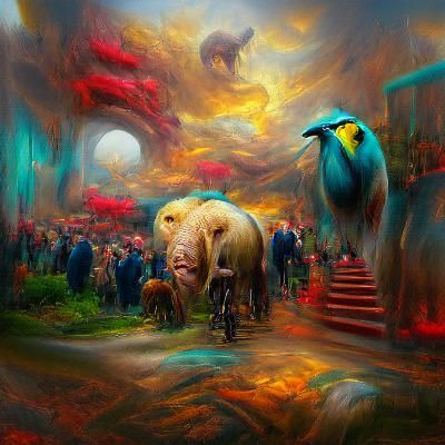 Animal Extinction Visualized by AI