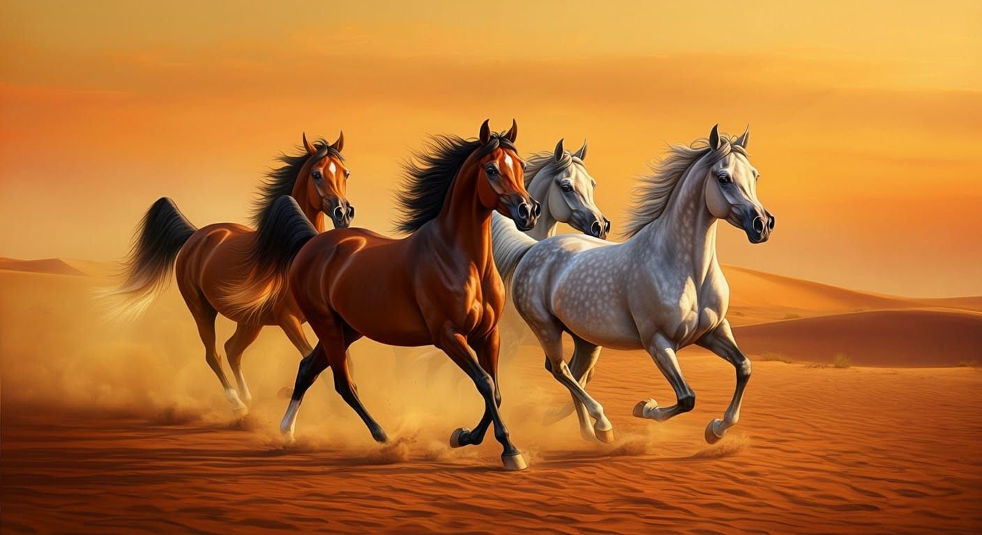 Arabian horses