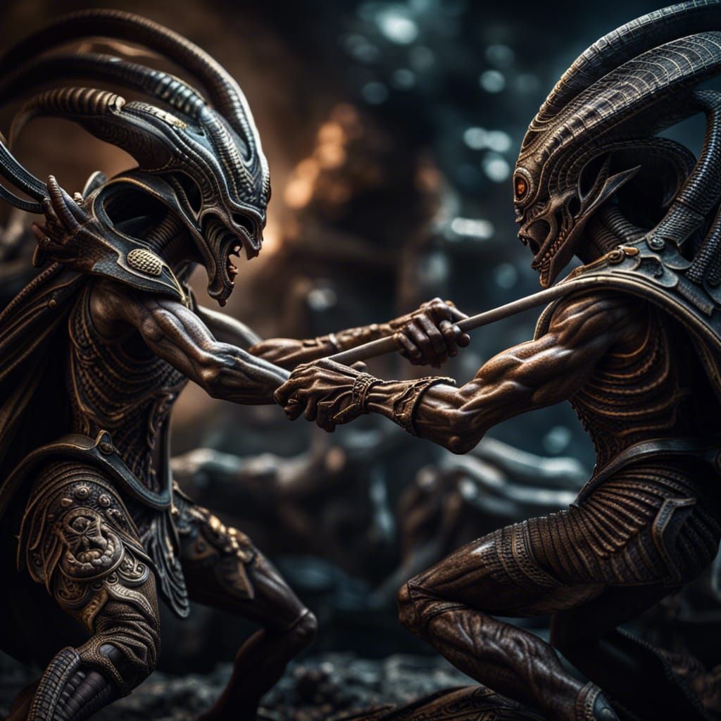 Alien Gods in Epic Battle