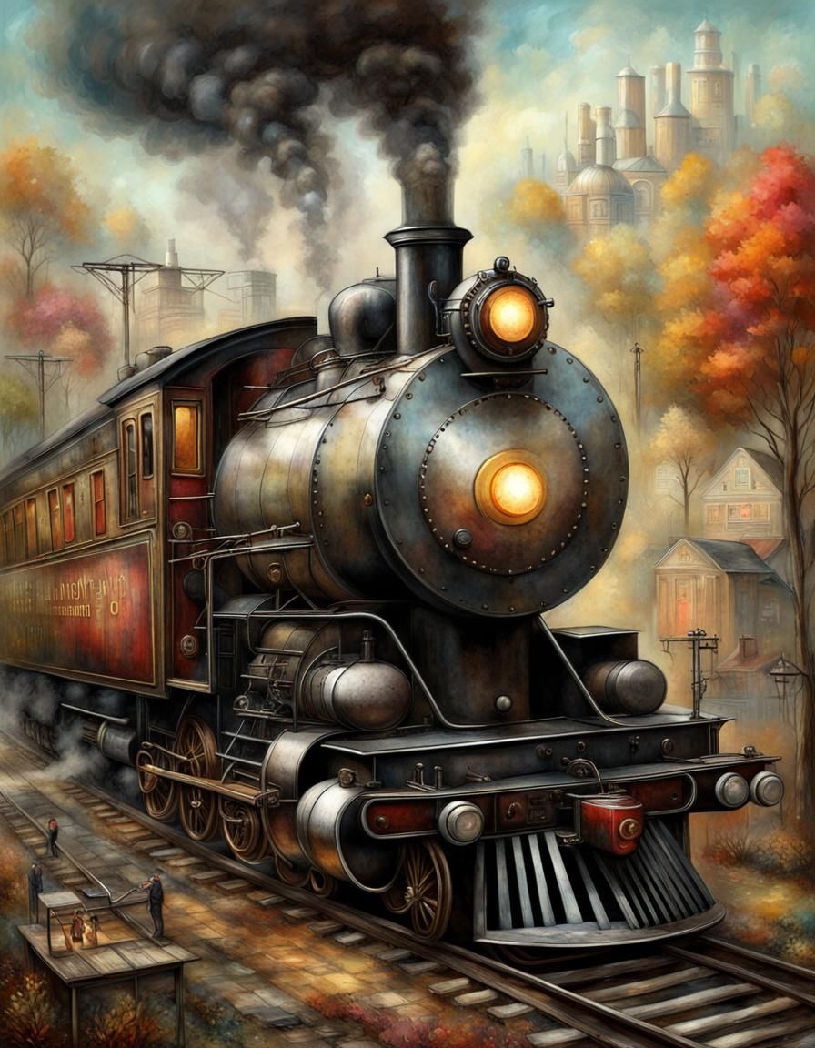 steam train by Chuck Pinson, Alex Maleev and Alexander Jansson" Luis Gabriel Pacheco, Lisi Martin and Catrin Welz-Stein....