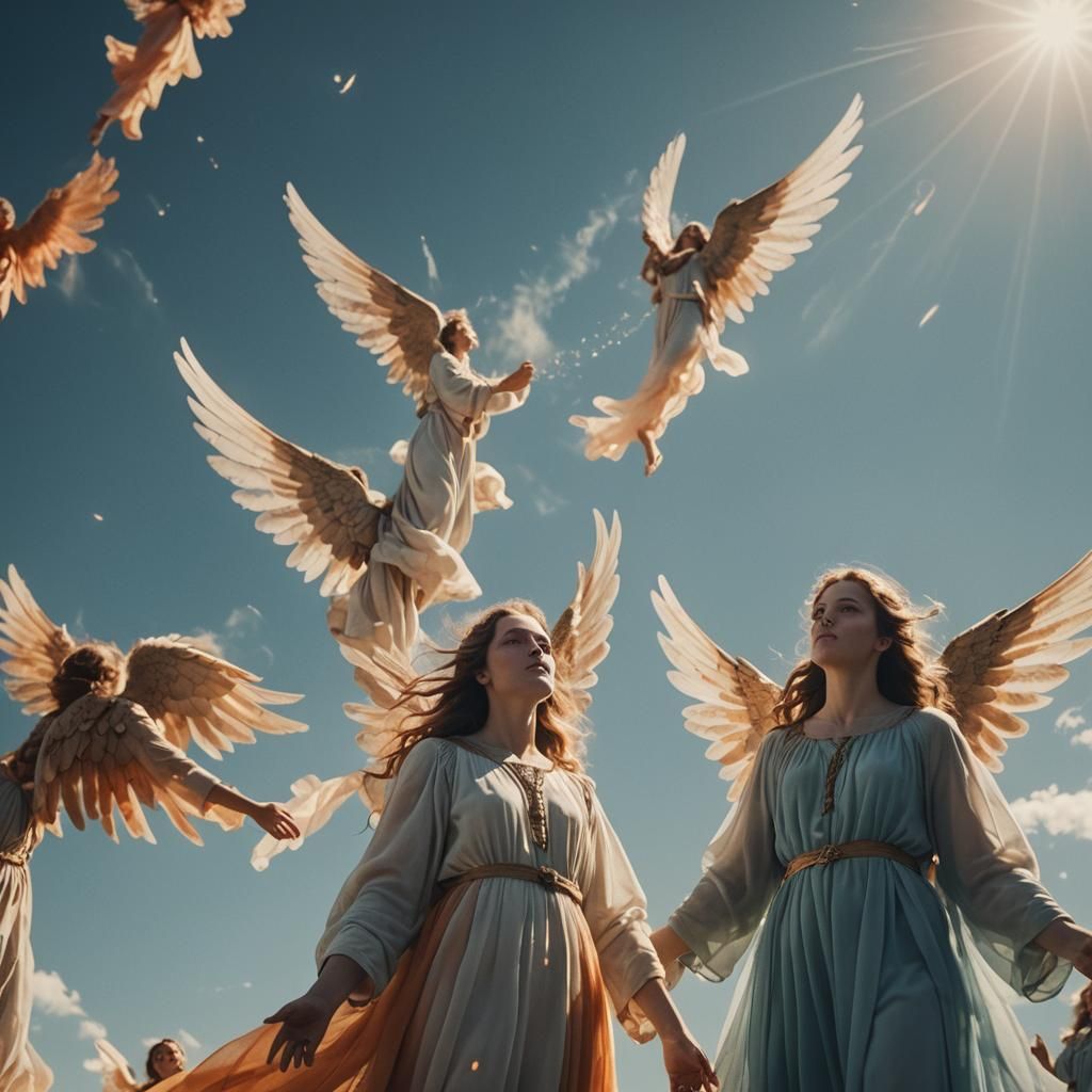 Angels in the Sky, Cinematic Film Still