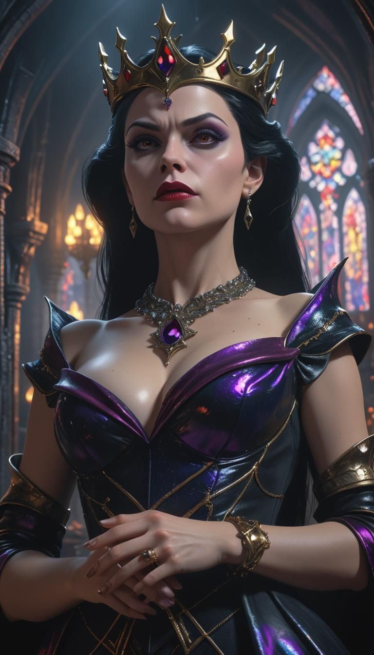 Fantasy Evil Queen Ponders Her Next Move