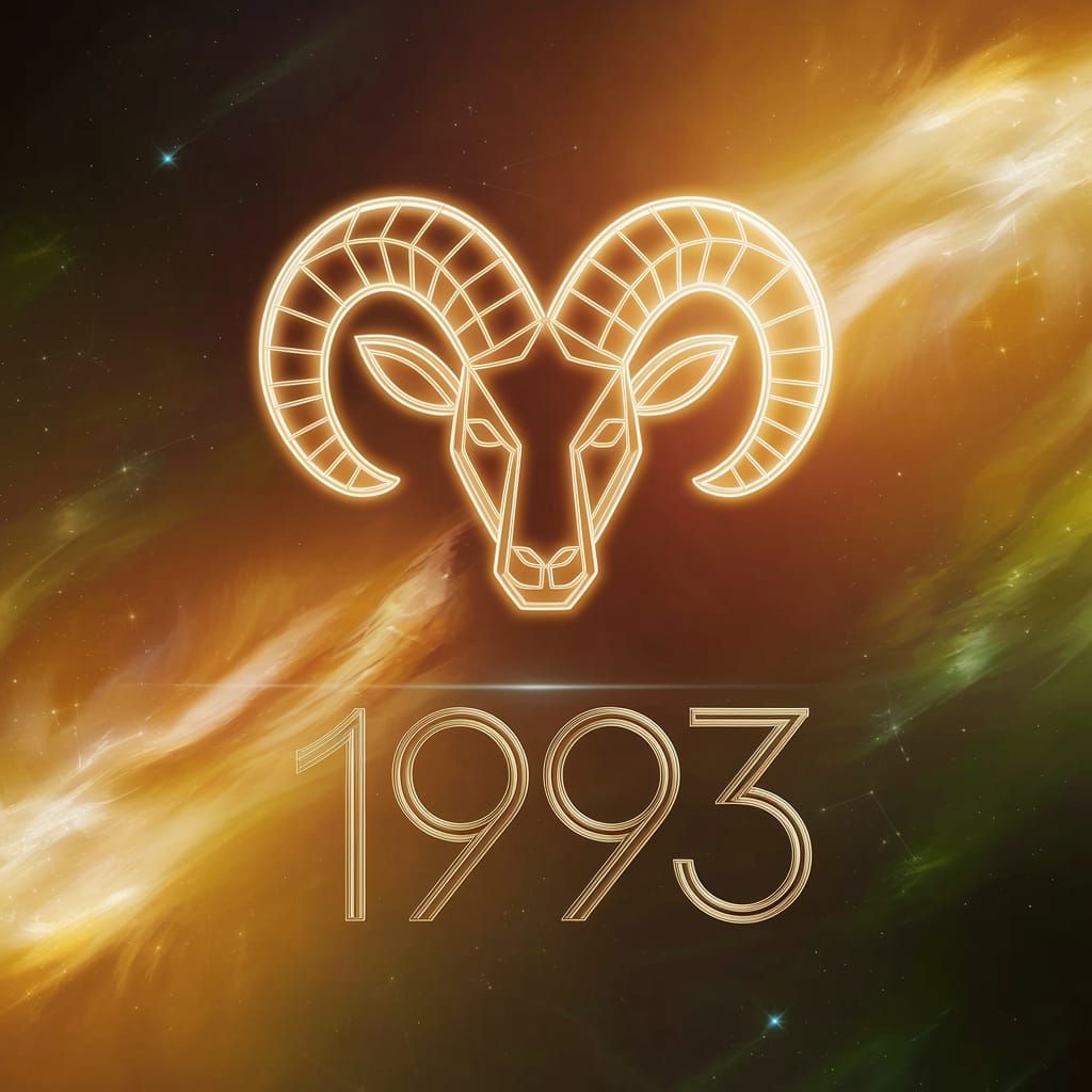 Majestic 3D Aries Zodiac Symbol in Vibrant Digital Art