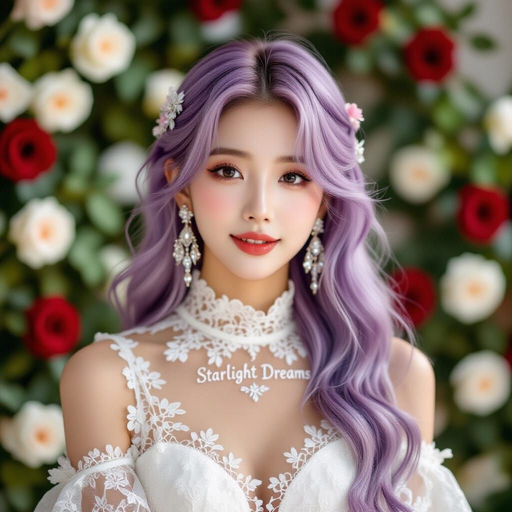 Pastel Portrait of a K-Pop Idol in Ethereal Style