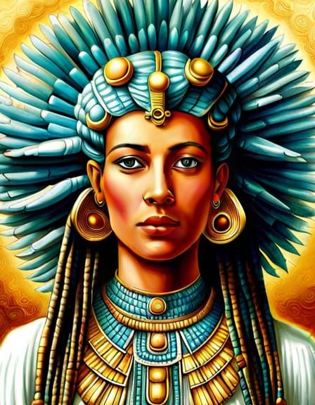 Ancient Egyptian StarGate in Hyperrealistic Style