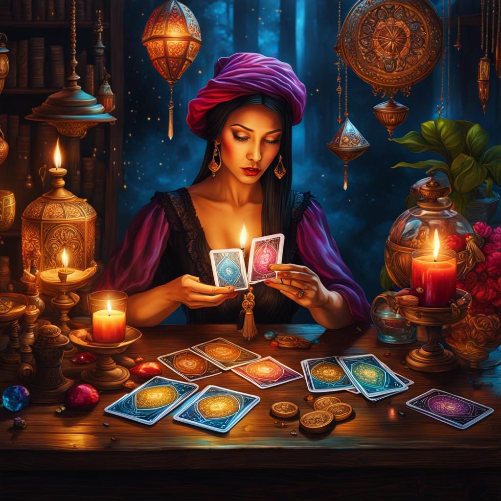 Lady Reading Your Tarot Cards