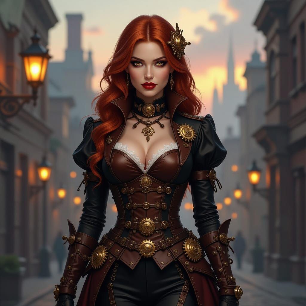 Steampunk Vampire in Gaslight City