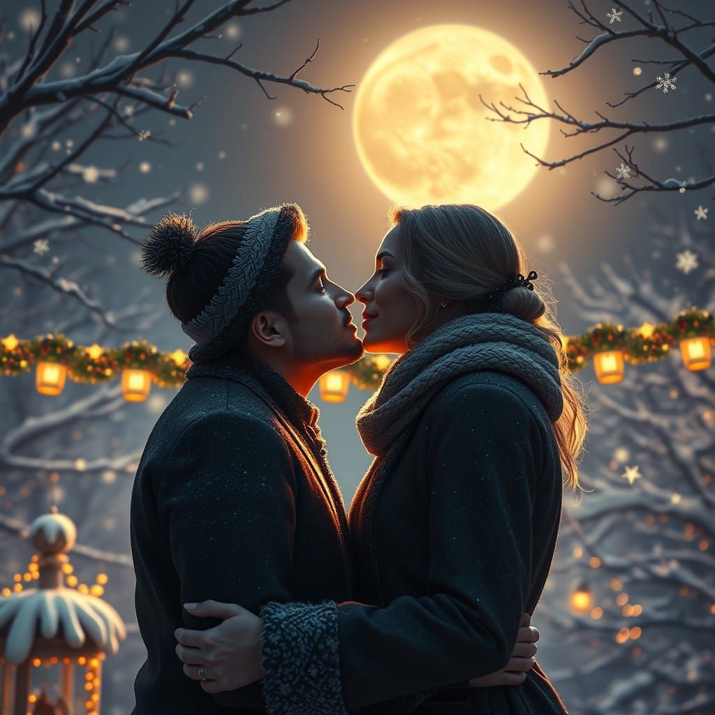 Moonlit Whispers of Winter Wonderland