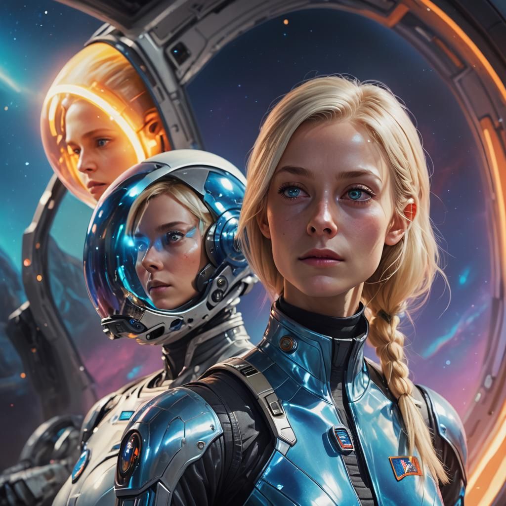 Alien and Astronaut Concept Art in 8K