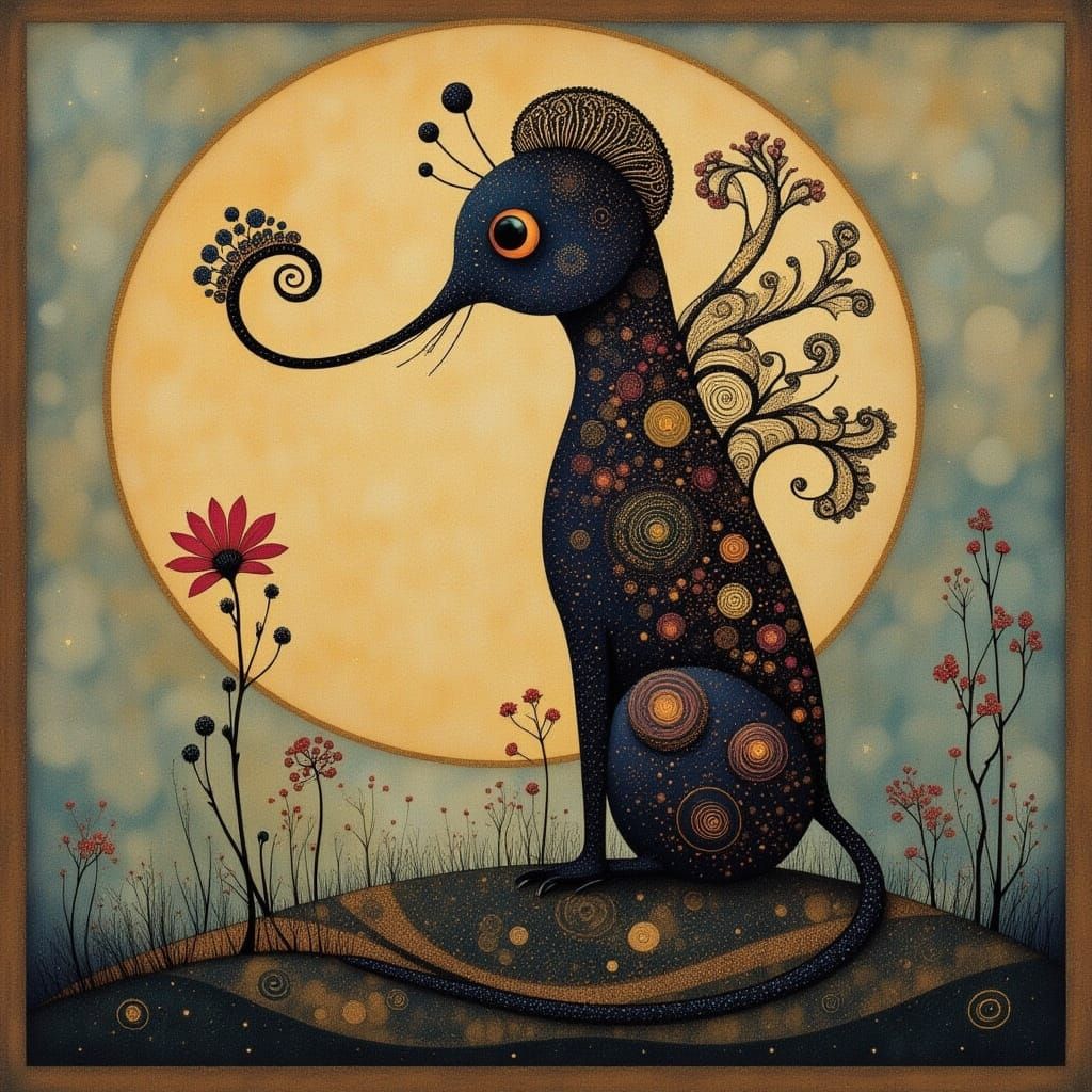 Shadowy Whimsy: An AI Generated Image