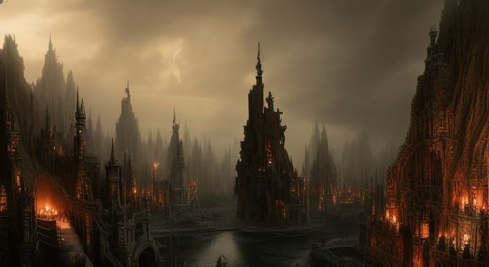 Epic Death Incarnate Digital Matte Painting