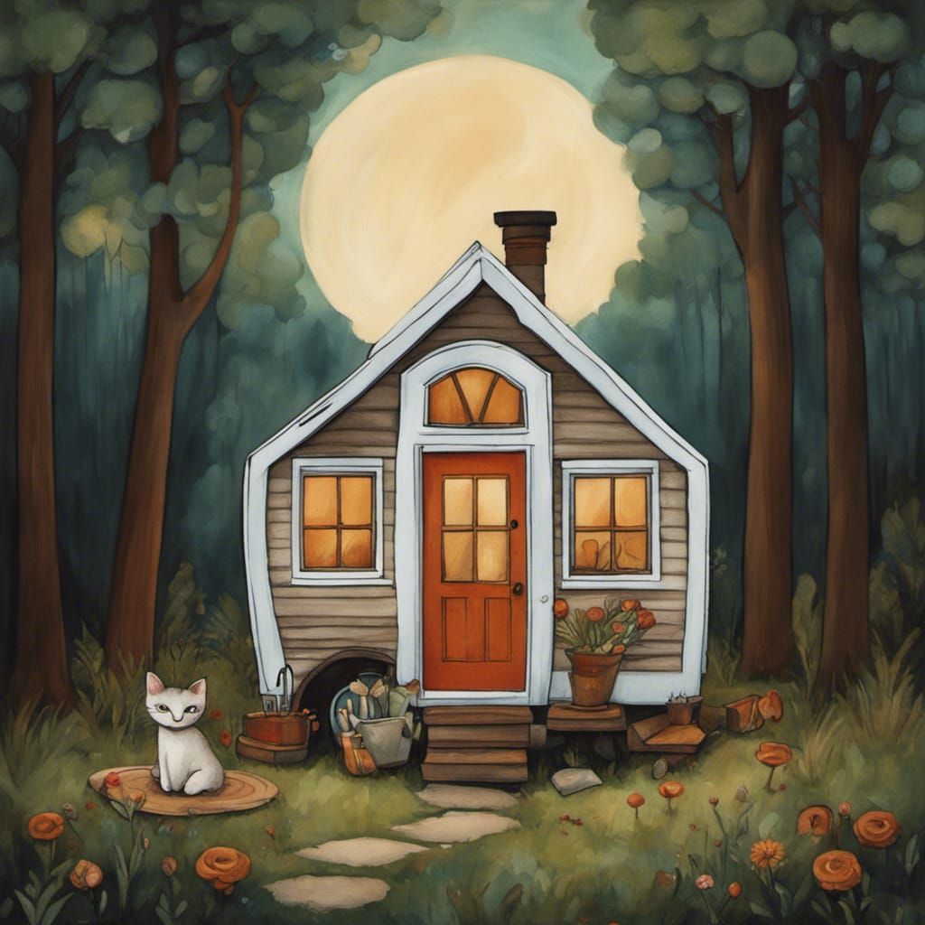 Bohemian Tiny House in Dreamy Style