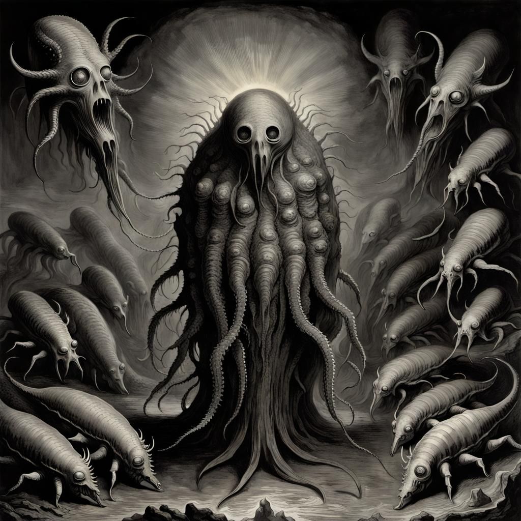 Nightmarish Larvae: A Lovecraftian Horror