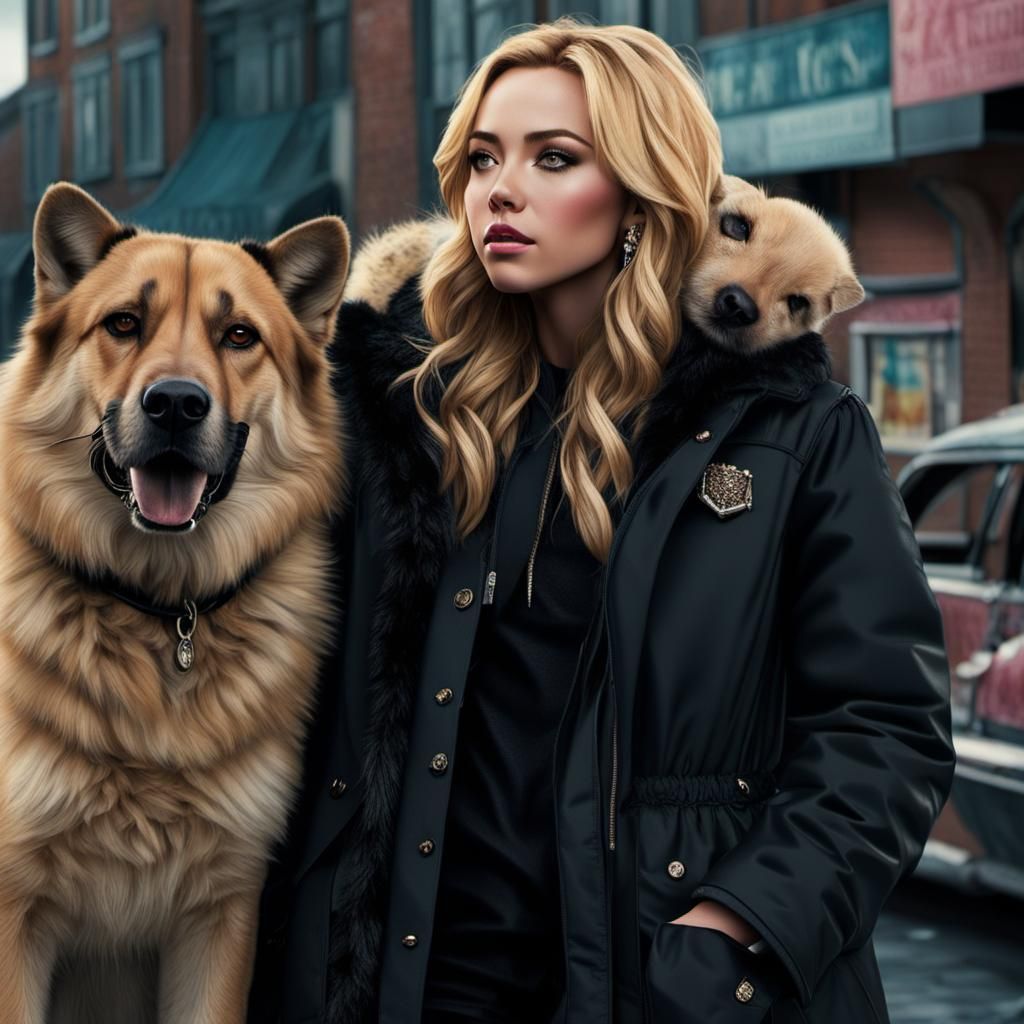 Peyton List as a Mean Girl with Alsatian