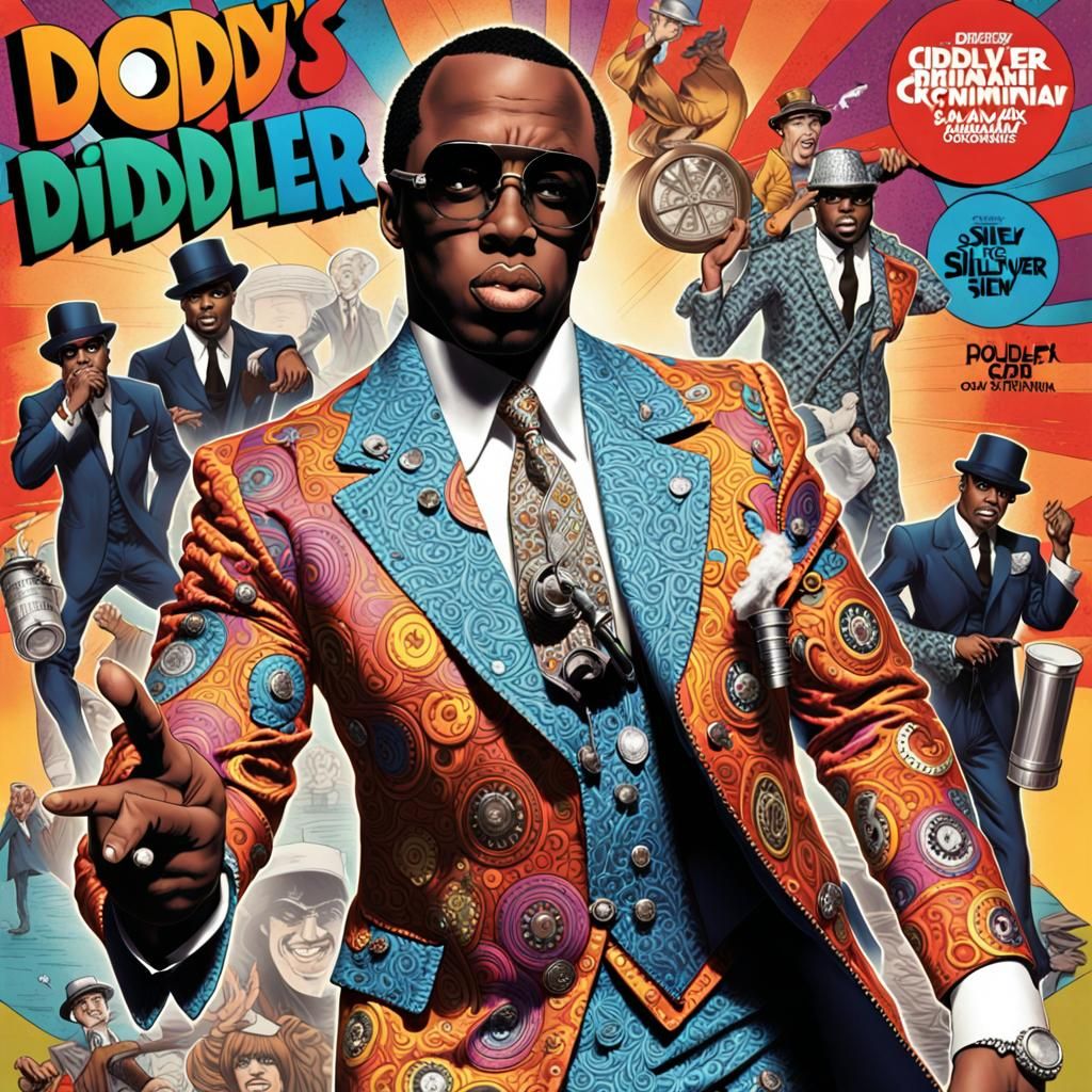 The Diddler: P-Diddy as 60s Comic Villain