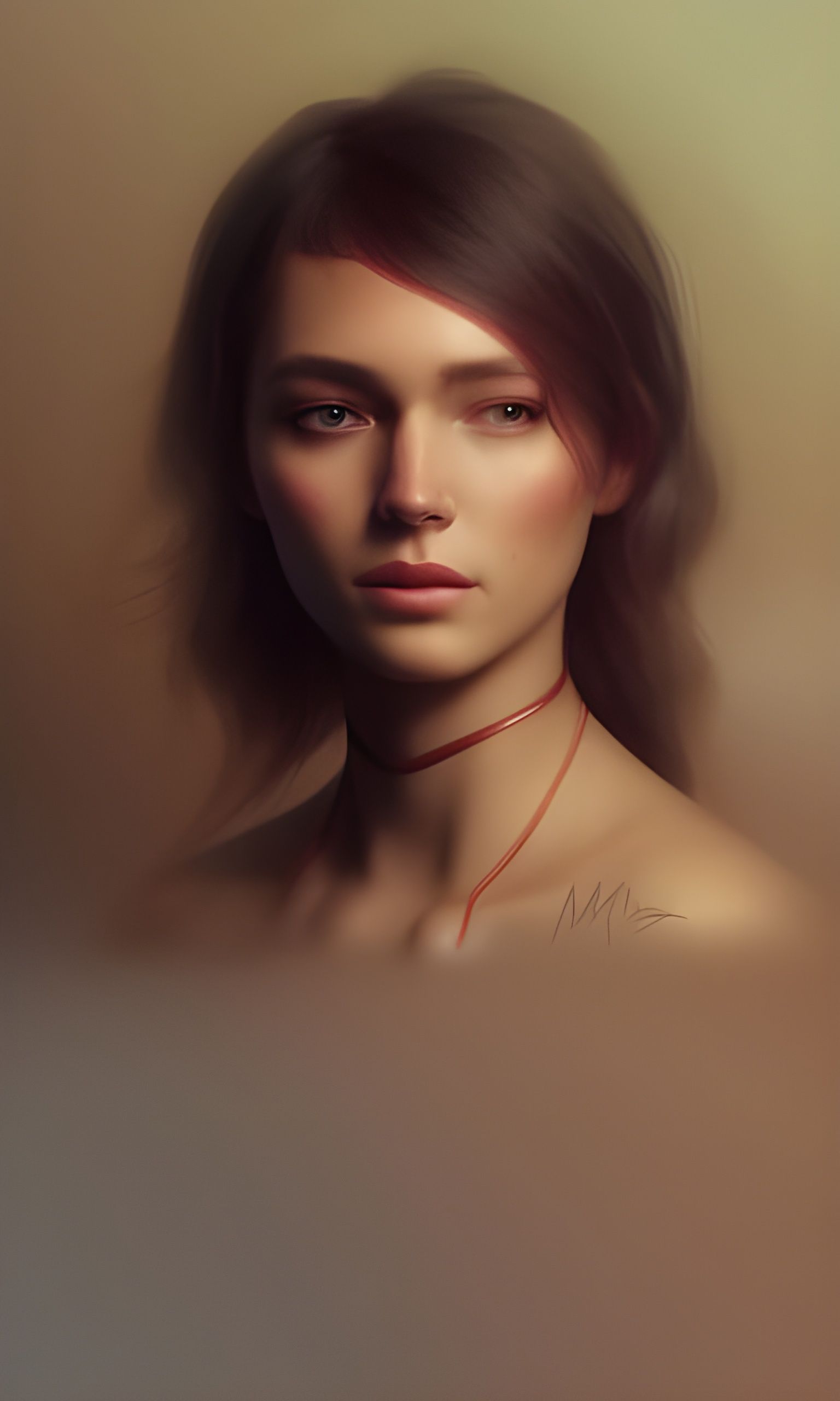 Detailed Portrait of a Beautiful Girl