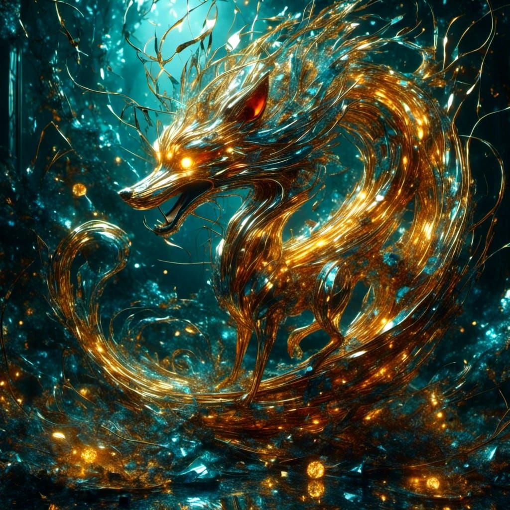 Celtic Fox Transforms to Holographic Dragon
