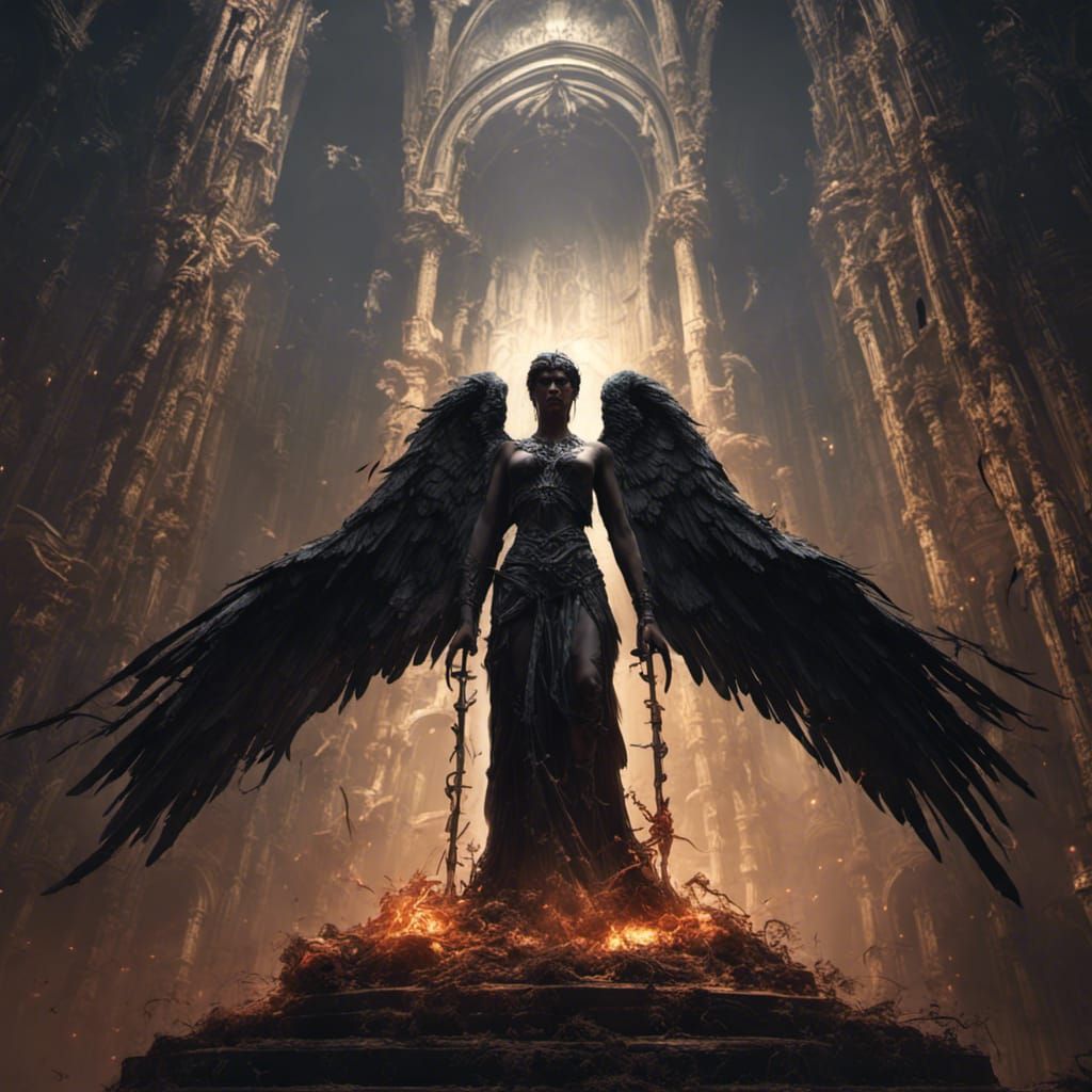 Black Angel of Sorrow: Dark Fantasy Masterpiece