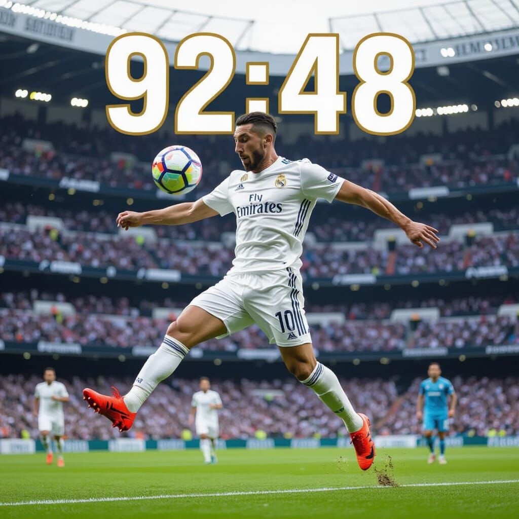 Sergio Ramos Scores Header in Dramatic Stadium Setting