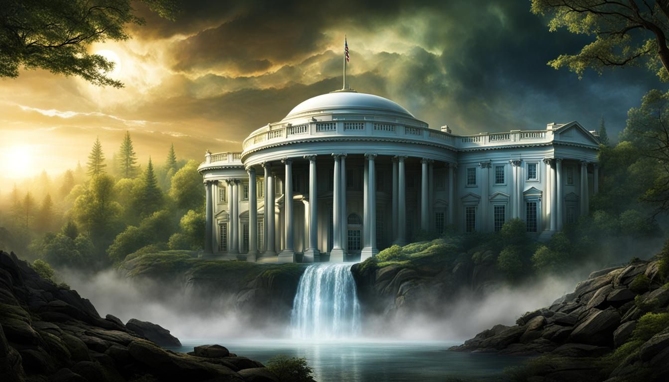 White House: Platform Fighter Game Stage