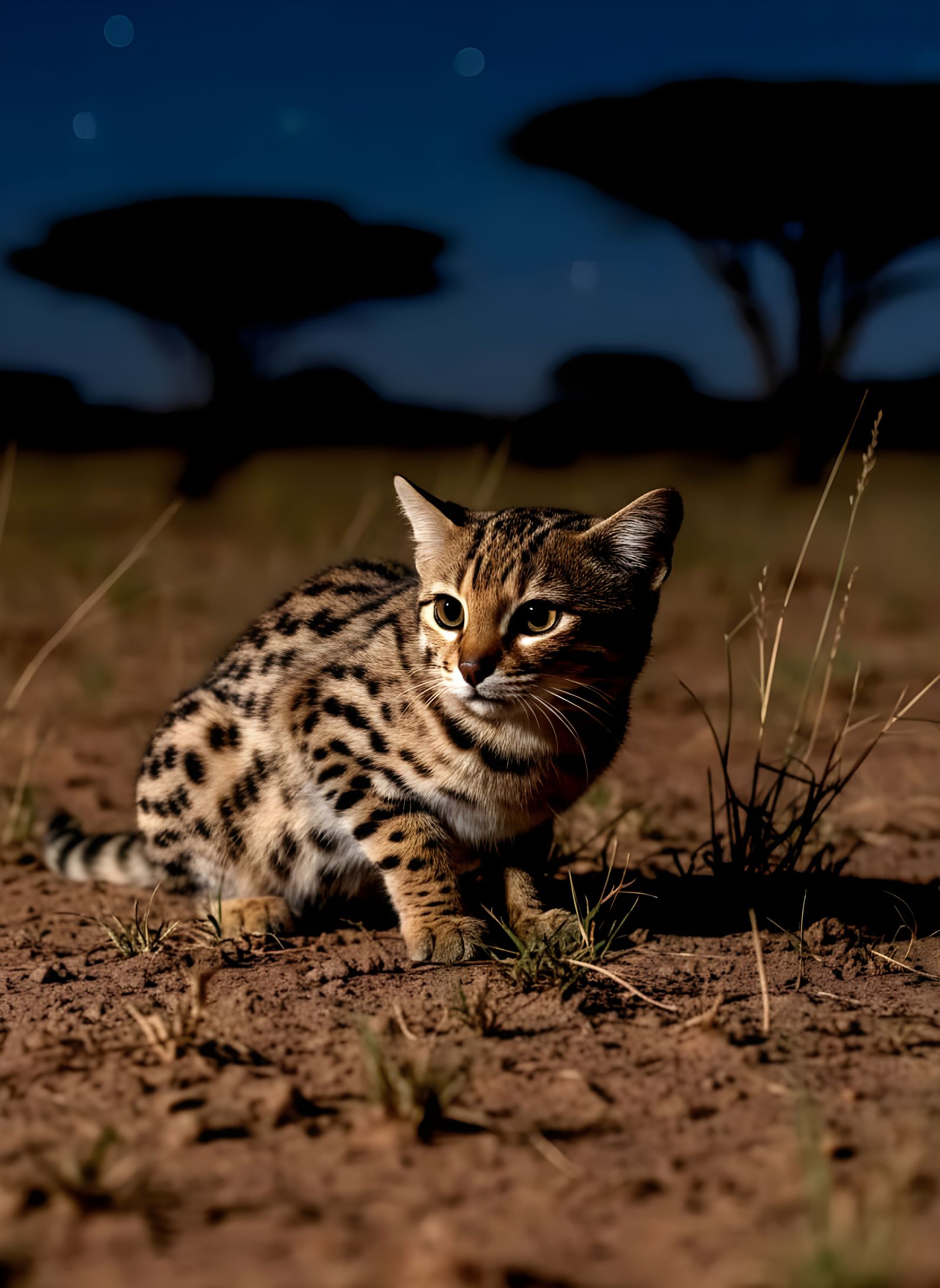 Black-footed Cat (Felis nigripes)