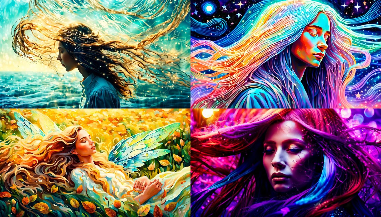 Surreal Trichophilia Dreamscape: An Exotic Fantasy