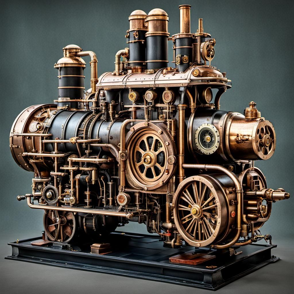 Steampunk Castle Aurora in the Sky