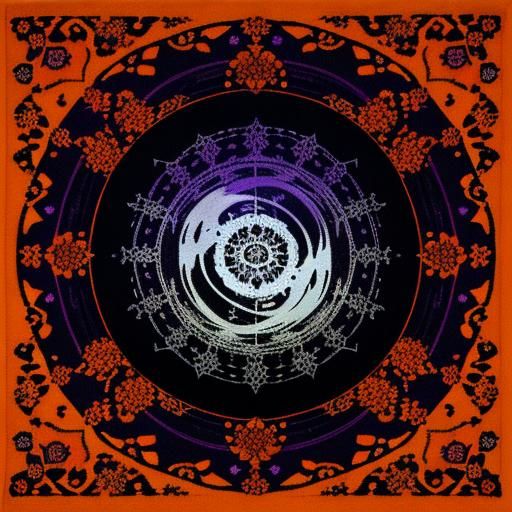 Halloween Ghost Rug: Hyper-Realistic Concept Art