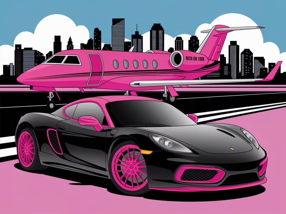Luxury Lifestyle in Vibrant Barbie-Core Style