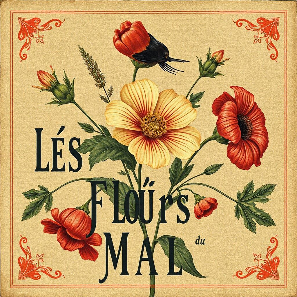 Les Fleurs du Mal: An AI Interpretation