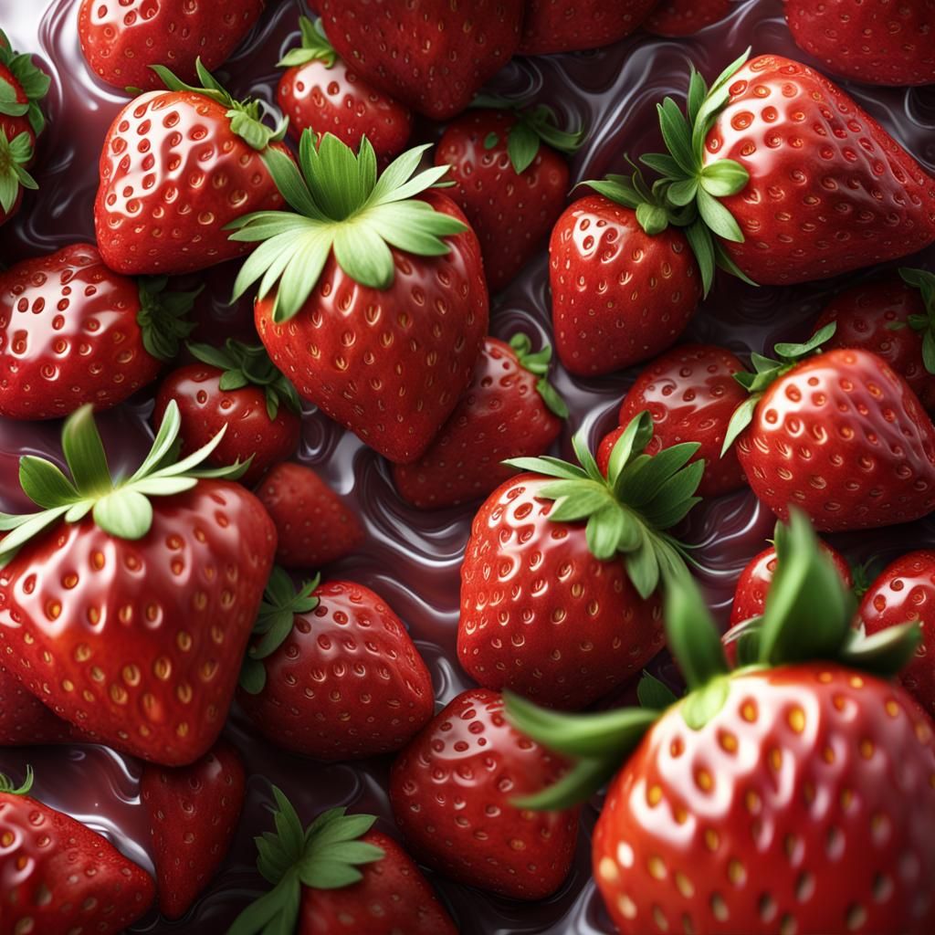 Colorful Billboard Ad for Dissolving Strawberry Packaging