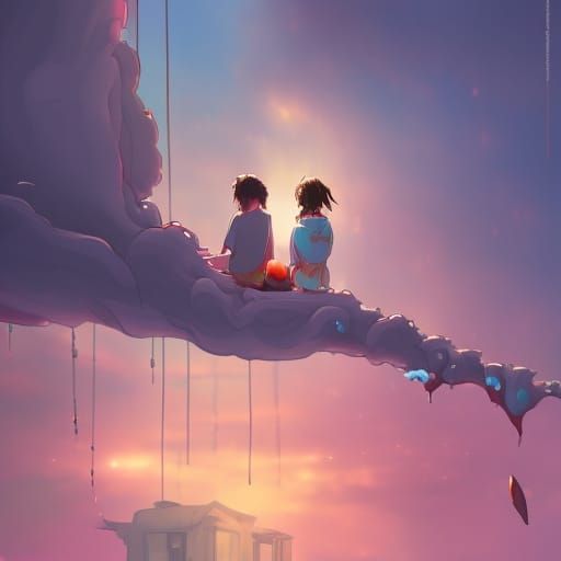 Lovers in Ephemeral Harmony, Inspired by Studio Ghibli