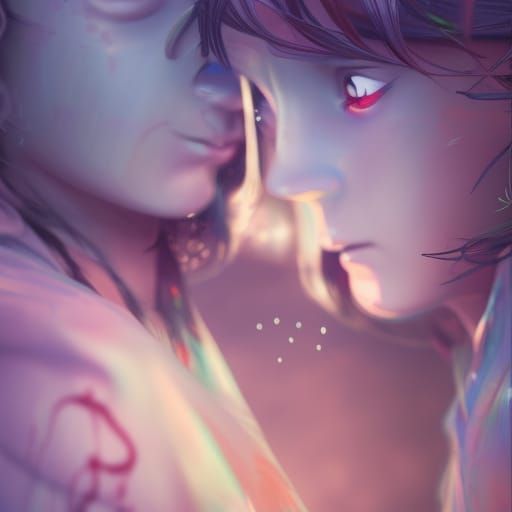 Ethereal Spirits in Whimsical Studio Ghibli-Inspired Art